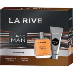 La Rive Heroic Man zestaw woda + żel pod prysznic