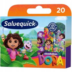 Salvequick Kids Dora plastry opatrunkowe dla dzieci 20 sztuk