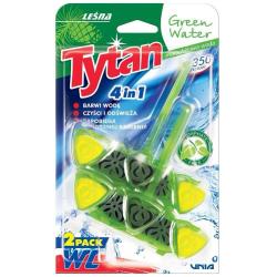 Tytan 4in1 Duo kostka do WC barwiąca 2x40g Leśna