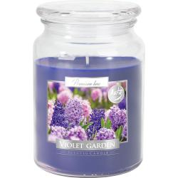 Bispol świeca zapachowa-słoik Violet Garden