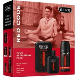STR8 zestaw Red Code woda toaletowa 50ml + dezodorant 150ml
