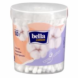 Bella patyczki do uszu pudełko okrągłe 100szt