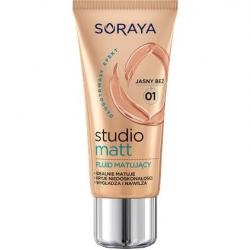 Soraya Studio Matt podkład matujący 01 JASNY BEŻ