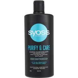 Syoss szampon do włosów 500ml Purify & Care
