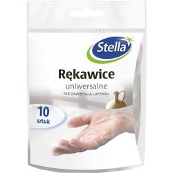 Stella rękawice winylowe 10 sztuk uniwersalne