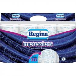 Regina papier 3-warstwowy Impressions 8 sztuk Niebieski