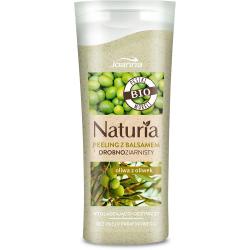 Joanna Naturia peeling drobnoziarnisty z balsamem Oliwka 100g