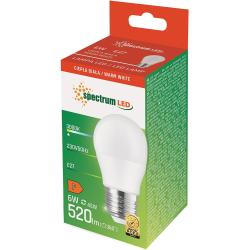 Spectrum LED żarówka ledowa E27 6W kulista