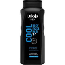 Luksja Men żel pod prysznic 3w1 500ml Cool