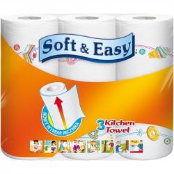 Soft & Easy ręczniki papierowe 2-warstwowe Decorate 3 rolki