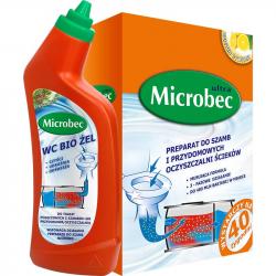 Microbec Ultra aktywator do szamb 1kg + żel gratis