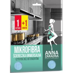 Anna Zaradna Mikrofibra ścierka uniwersalna 2 sztuki Niebieska