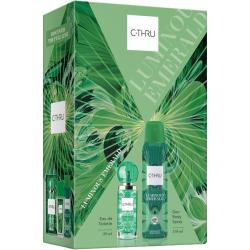 C-THRU zestaw Luminous Emerald woda toaletowa 30ml + dezodorant 150ml
