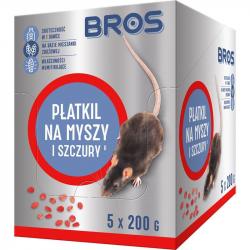 Bros płatki na myszy i szczury 5x200g