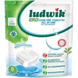 Ludwik All In One tabletki do zmywarek 8 sztuk Ekologiczne