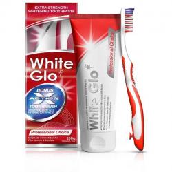 White Glo pasta do zębów 150g Professional Choice+ szczoteczka