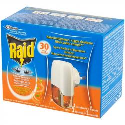 Raid electric na komary urządzenie + płyn pomarańczowy 30 nocy