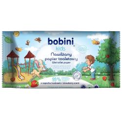 Bobini nawilżany papier toaletowy dla dzieci 50szt. truskawka