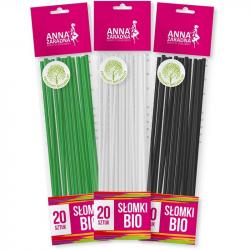 Anna Zaradna BIO słomki proste 20cm 20sztuk
