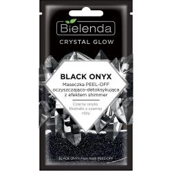 Bielenda Crystal Glow Black Onyx maseczka Peel-Off oczyszczająco-detoksykująca 8g