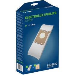 Worwo ELMB01K worki do odkurzaczy 4 sztuki Electrolux, Philips,AEG