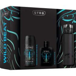 STR8 zestaw Wild Beat woda + dezodorant + bidon