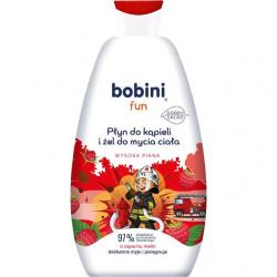 Bobini Fun płyn & żel do kąpieli 500ml Malinowa Wyspa