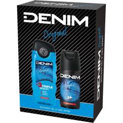 Denim zestaw Original dezodorant 150ml + żel pod prysznic 250ml