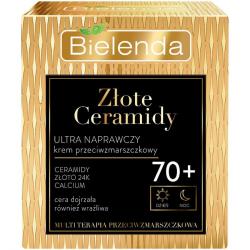 Bielenda Złote Ceramidy krem do twarzy 70+ ultra naprawczy 50ml