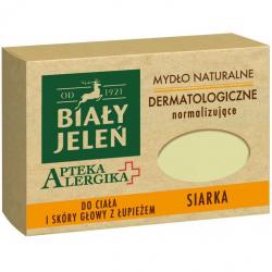Biały Jeleń Apteka Alergika mydło w kostce siarkowe 125g