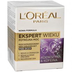Loreal Ekspert Wieku 60+ krem pod oczy 15ml Pro-Adenozyna & Kofeina