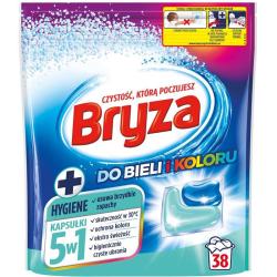 Bryza Hygiene 5w1 kapsułki do prania 38 szt. Biel i Kolor