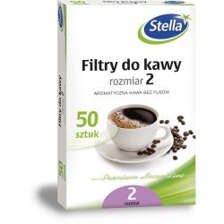 Stella filtry do kawy rozm. 2 50 sztuk
