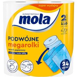 Mola ręcznik papierowy 2-warstwowy Podwójne Megarolki