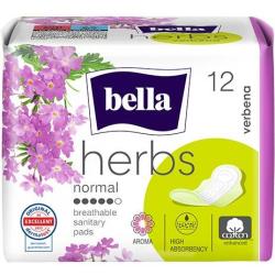 Bella podpaski ze skrzydełkami Herbs kwiaty werbeny 12 szt.