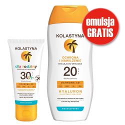 Kolastyna emulsja rodzinna do opalania SPF30 80ml wodoodporna