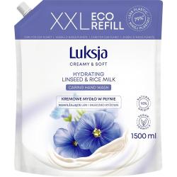 Luksja mydło w płynie Linseed & Rice Milk 1500ml zapas