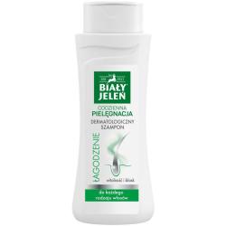 Biały Jeleń szampon dermatologiczny 300ml Łagodzenie włosów i skóry