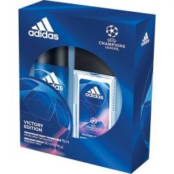 Adidas zestaw MEN UEFA Victory Edition DNS 75ml + dezodorant 150ml