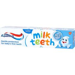 Aquafresh Milk Teeth 0-2 lata pasta do zębów dla dzieci 50ml