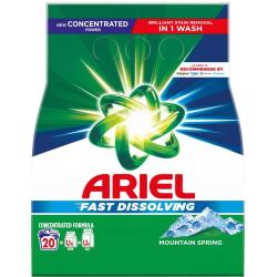 Ariel Fast Dissolving proszek do prania 1,1kg Mountain Spring (20 prań)