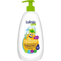 Luksja Kids 2w1 żel i szampon dla dzieci z dozownikiem 500ml Ananas