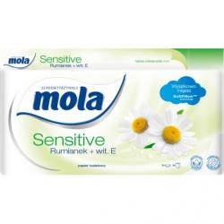 Mola Sensitive papier toaletowy rumiankowy+ wit.E 8szt.