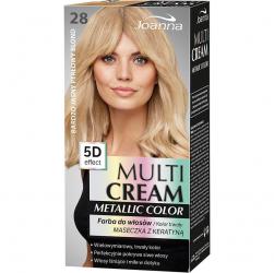 Joanna Multi Cream Metallic Color farba 28 Bardzo Jasny Perłowy Blond