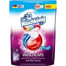 Der Waschkonig kapsułki do prania 22 sztuki Color