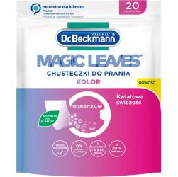 Dr. Beckmann Magic Leaves chusteczki do prania kolorów 20szt. Kwiatowa Świeżość