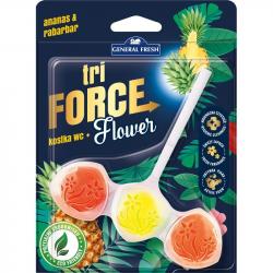 General Fresh Tri Force Flower zawieszka do WC 45g Ananas/Rabarbar