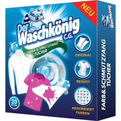 Der Waschkonig chusteczki wyłapujące kolor 20 sztuk