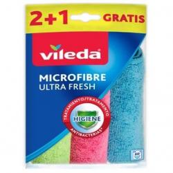 Vileda ściereczka uniwersalna Ultra Fresh 3 sztuki mikrofibra