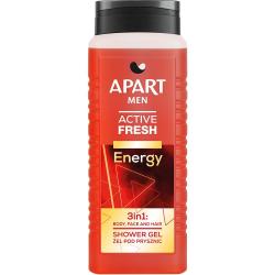 Apart 3w1 Men Active Fresh Energy żel pod prysznic 500ml